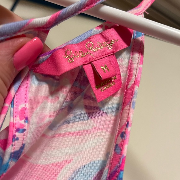 Lilly Pulitzer Evalyn Swing Halter Dress Size Medium Pink NWOT - Picture 5 of 11